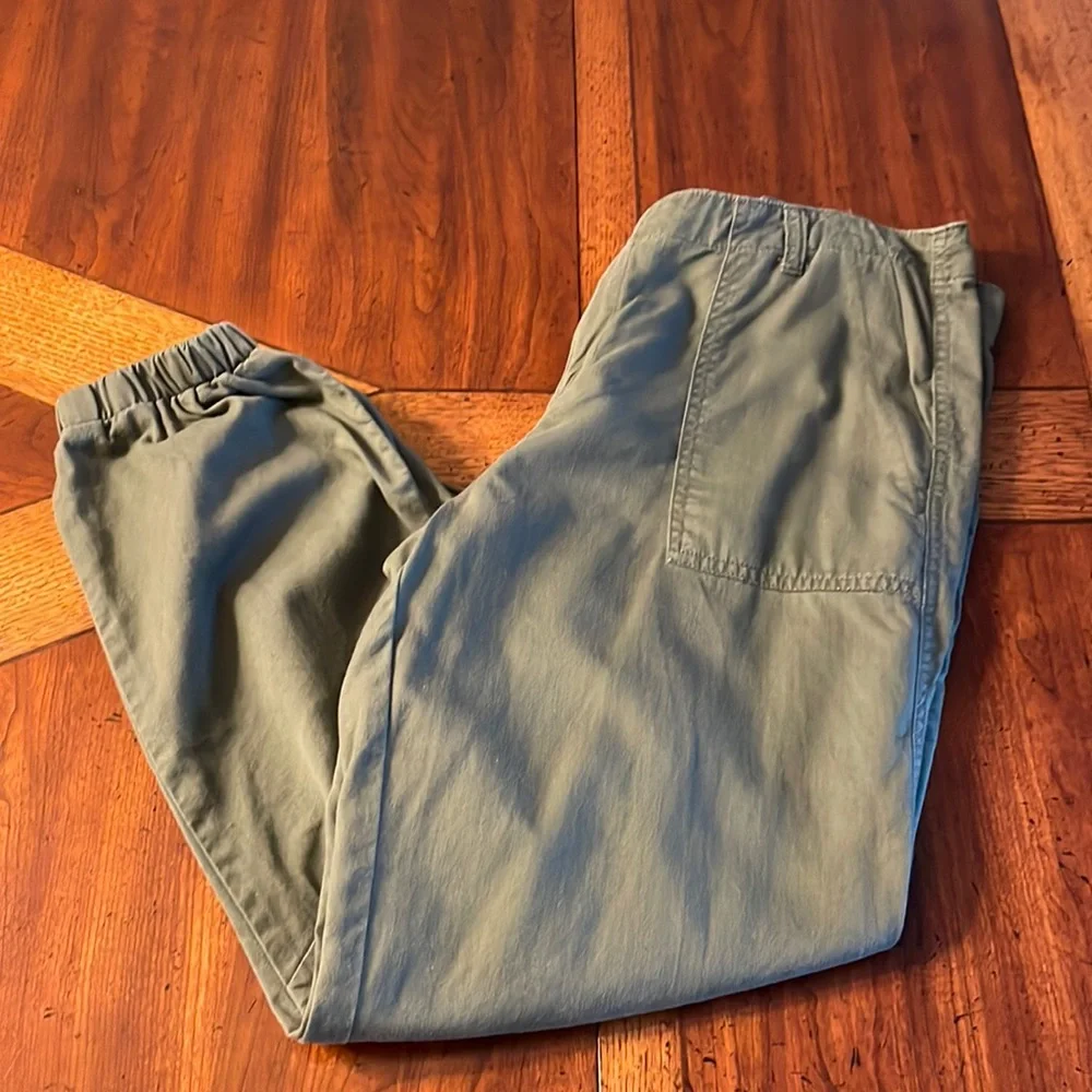 Olive Green Cargo Style Jogger - Picture 1 of 6